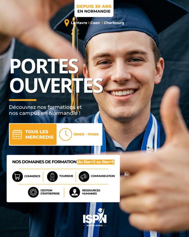 🎓 PORTES OUVERTES ISPN ! Viens découvrir ta future formation ! 🎓 PORTES OUVERTES ISPN ! Viens découvrir ta future formation !