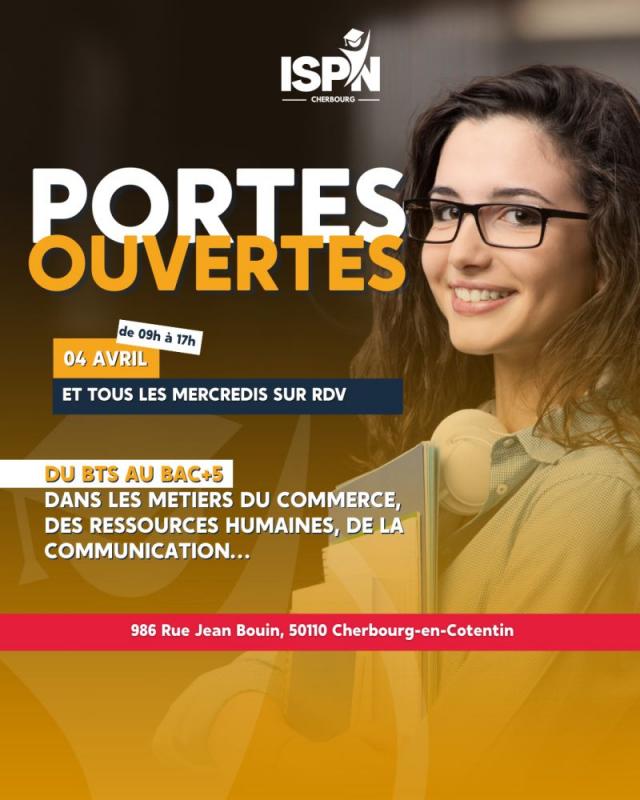 Journées Portes Ouvertes – ISPN Cherbourg 🎓 