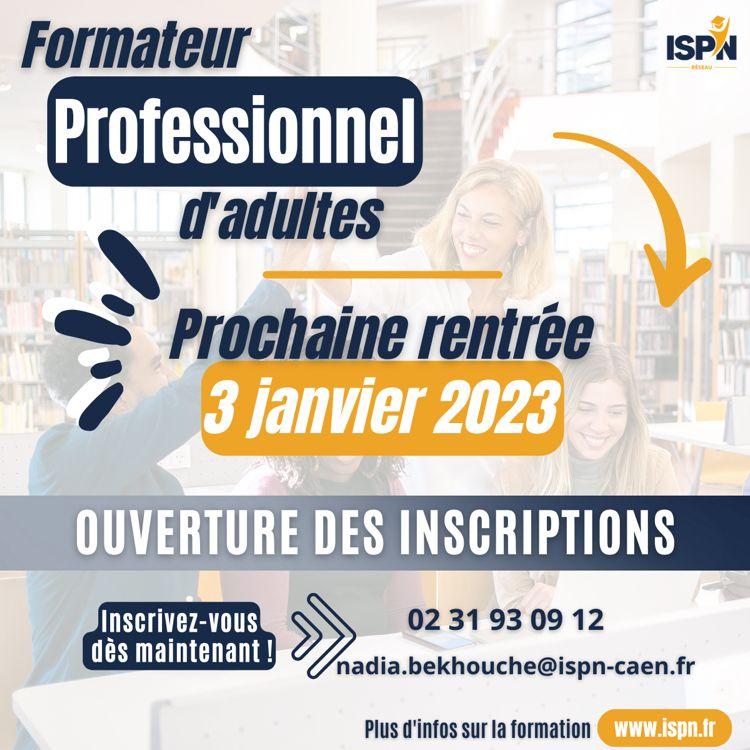 Formation de formateur professionnel d'adultes Formation de formateur professionnel d'adultes