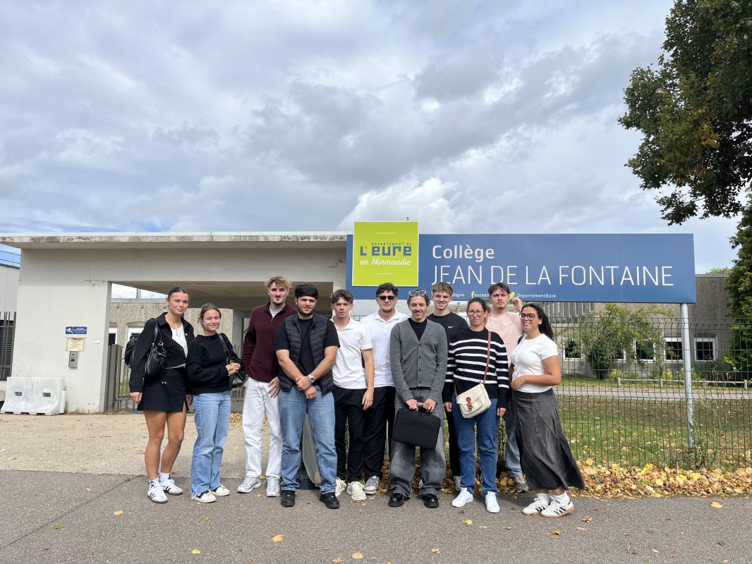 Petit retour sur notre intervention au collège Jean de la Fontaine à Bourgtheroulde !