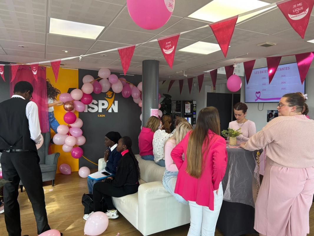 🎀 Octobre Rose – Sensibilisation à l’ISPN de Caen 🎀 🎀 Octobre Rose – Sensibilisation à l’ISPN de Caen 🎀