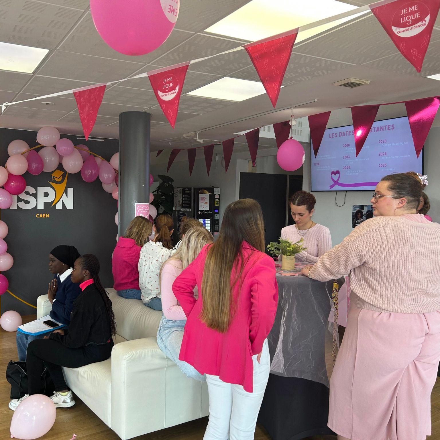 🎀 Octobre Rose – Sensibilisation à l’ISPN de Caen 🎀 🎀 Octobre Rose – Sensibilisation à l’ISPN de Caen 🎀