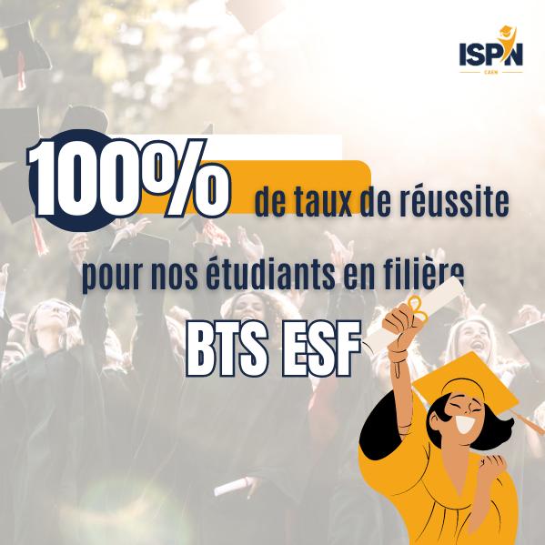  🎉 Un taux de réussite admirable de 100% en filière ESF ! 🌟🎓
