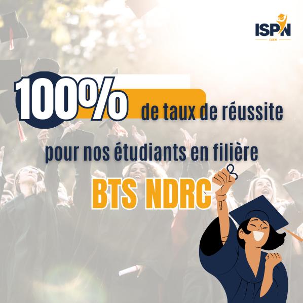 🎉 Un taux de réussite impeccable de 100% en filière NDRC ! 🌟🎓