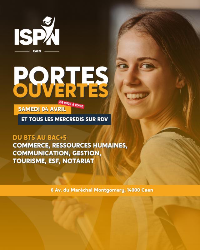Journée Portes Ouvertes – ISPN Caen 🎓 Journée Portes Ouvertes – ISPN Caen 🎓