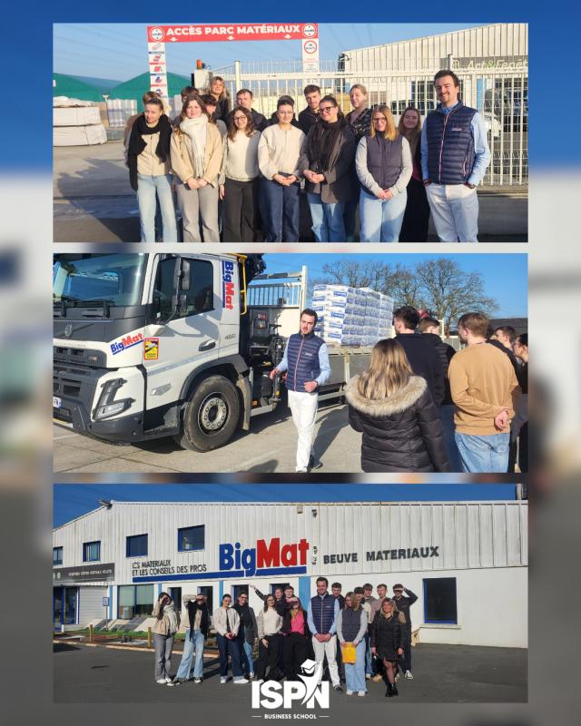 IMMERSION ENTREPRISE : les NDRC 2 de Cherbourg en visite chez BIG MAT Beuve Matériaux 🚀 