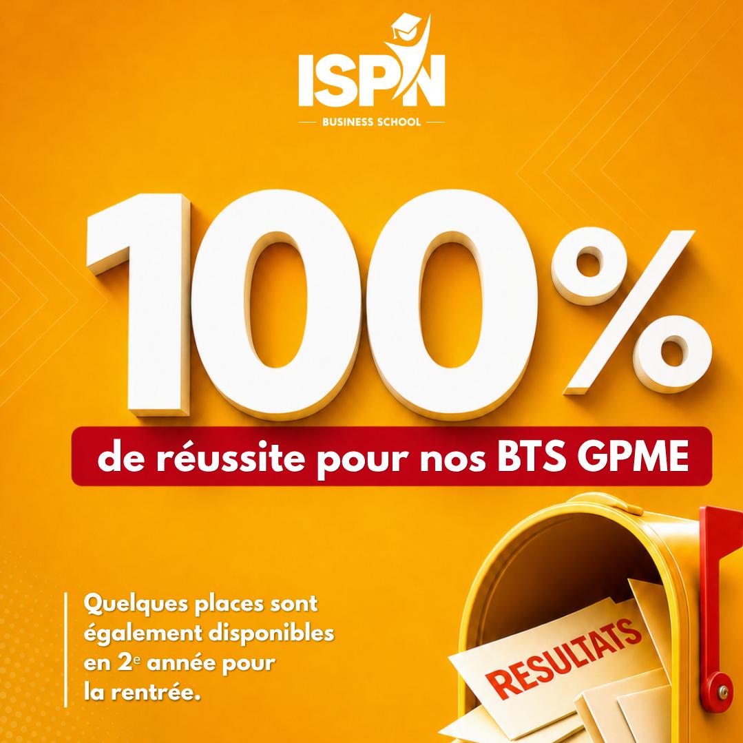 100% de réussite pour nos étudiants en BTS Gestion de la PME 🎯 100% de réussite pour nos étudiants en BTS Gestion de la PME 🎯