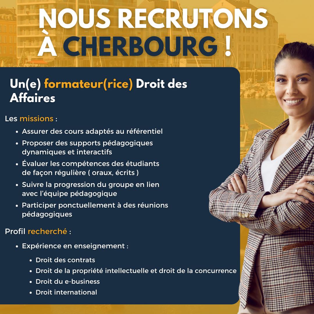 Nous recrutons à Cherbourg ! 🌟 Nous recrutons à Cherbourg ! 🌟